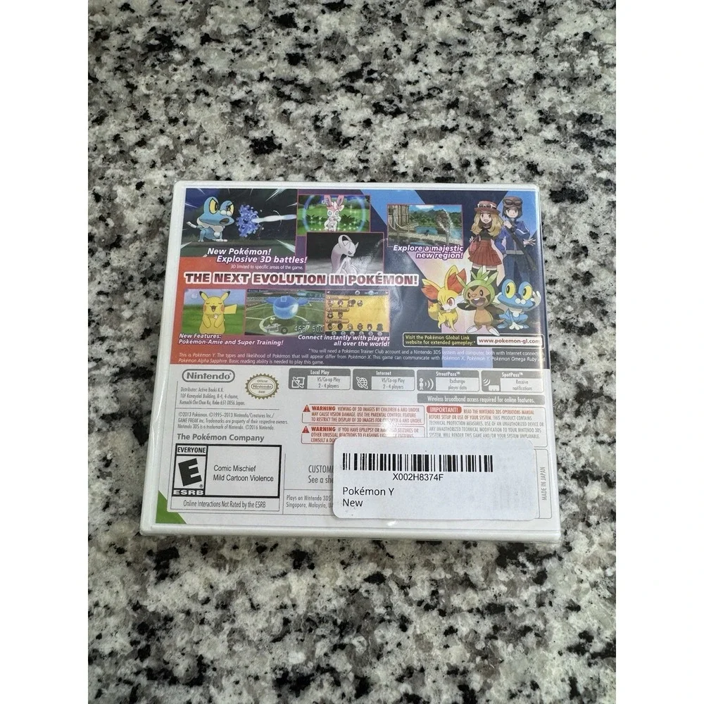 Pokemon Y 3DS (Brand New Factory Sealed UAE Version) Nintendo 3DS